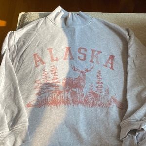 Aerie Alaska mock neck sweatshirt